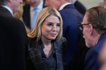 Attorney General Pam Bondi arrives before President Donald Trump speaks during an event to honor the 2025 Stanley Cup Champion Florida Panthers in the East Room of the White House, Thursday, Jan. 15, 2026, in Washington.