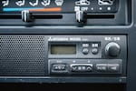 A stereo of a Japanese kei truck is shown on Tuesday, May 13, 2025, at JDM Car & Motorcycle in Shoreline, Wash.