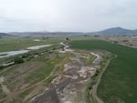 A June 8, 2023 view of Ochoco Preserve in Crook County, after Phase 1 of a project to restore wetlands on part of the property.