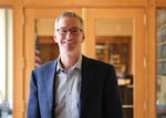 Portland Mayor Ted Wheeler at City Hall.