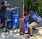 After the units were delivered to Portland Open Bible Community Pantry in Southeast Portland, they were distributed by several community-based organization partners, some also helping with installation.