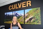 Karin Crouch poses in the administrative office at Culver City Hall. Crouch began her role as Culver’s first city administrator in September 2025. 