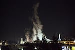 Steam rises from the Darigold facility in Portland, Oregon, Thursday, Feb. 7, 2019.