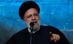 Iranian President Ebrahim Raisi speaks at a mosque in the capital Tehran on Tuesday. Iran manages a network of proxy groups throughout the Middle East that are battling U.S. and Israeli forces on multiple fronts.