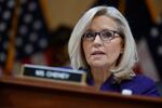 Then-Rep. Liz Cheney (R-WY), co-chair of the Select Committee to Investigate the January 6th Attack on the U.S. Capitol, delivers remarks during the panel's last public meeting on Dec. 19, 2022.