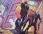 A panel from "Power Man & Iron Fist," Issue No. 1. Art by Sanford Greene, written by David F. Walker