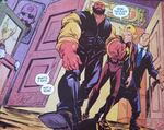 A panel from "Power Man & Iron Fist," Issue No. 1. Art by Sanford Greene, written by David F. Walker