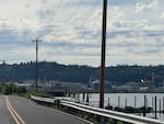 The Columbia Pacific Bio-Refinery in the distance in the Port Westward Industrial Park, Clatskanie, Ore., May 30, 2025.
