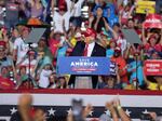 Former President Trump speaks during a rally for Sen. Marco Rubio, R-Fla., on Nov. 6.