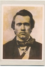 A young Henry Pittock
: The young English immigrant, Henry Pittock, had big dreams. He and his brother Robert left Pittsburgh with an emigrant party heading west on the Oregon trail. He was 19 years old. He arrived in Portland two years later, as he later recounted “barefooted and penniless.” He was looking for work, but he wasn’t desperate. Pittock turned down a job as an assistant bartender at the Columbia Hotel. Instead, Pittock took a job at the Weekly Oregonian, where he also slept on a cot for a few years.