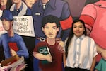 FILE-In this Dec. 6, 2019 photo, Reyna Lopez, the executive director of a farm worker union known as PCUN — an acronym in Spanish for Pine Workers and Farmers United of the Northwest — at the union's headquarters in Woodburn, Ore.