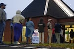 Voters line up to cast their ballots on Nov. 5, 2024 in Austell, Georgia. Americans cast their ballots today in the presidential race between Republican nominee former President Donald Trump and Democratic nominee Vice President Kamala Harris, as well as multiple state elections that will determine the balance of power in Congress. (Photo by Megan Varner/Getty Images)