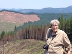 Frances Eatherington, conservation director of Cascadia Wildlands, says the BLM should pursue forest thinning rather than more intensive logging.