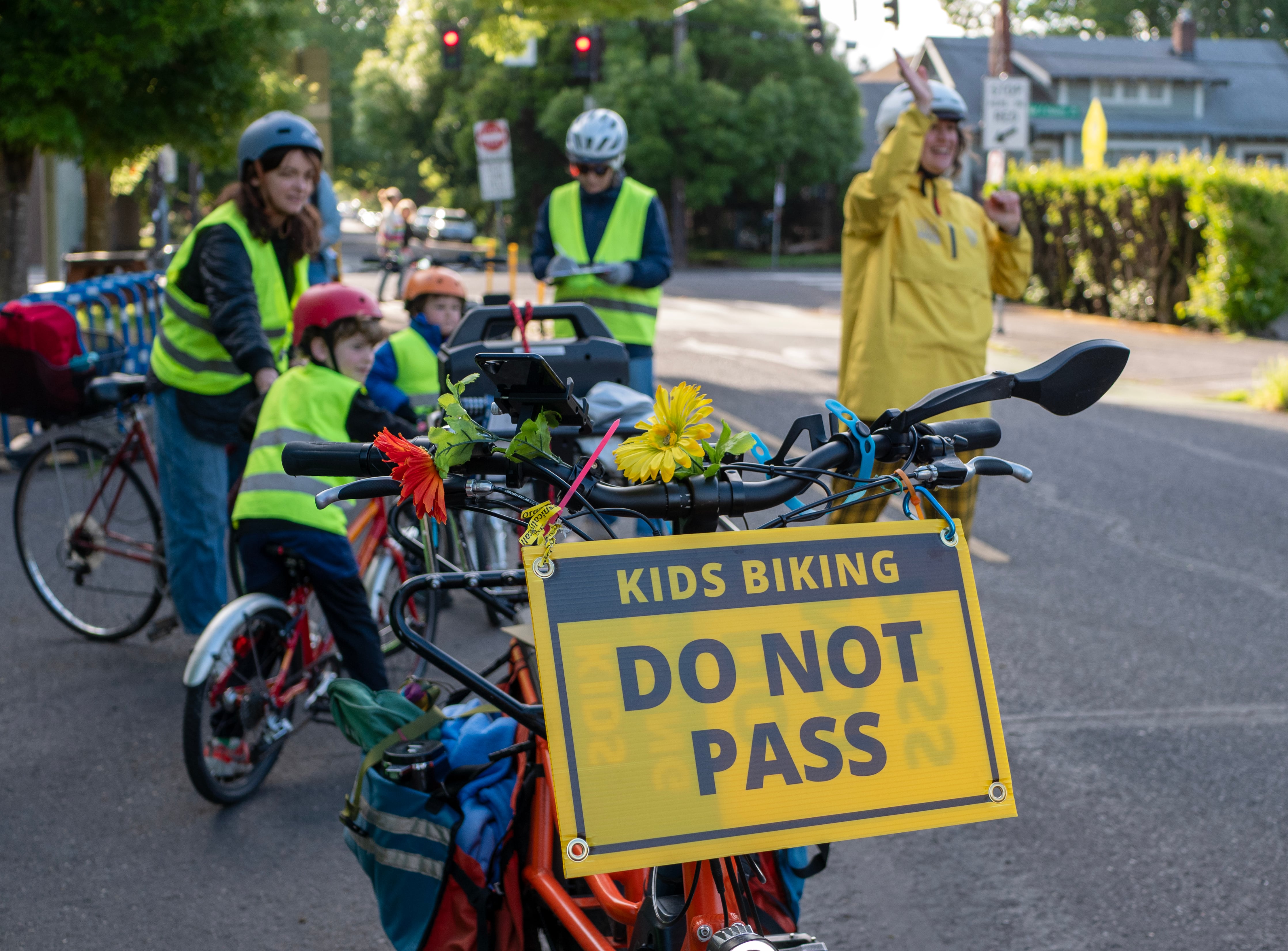 At least 21 Portland schools have regular group bike rides to school. These