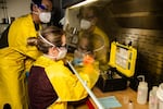 Scientists with the Pacific Northwest National Lab conduct research on fentanyl analogs to help first responders better detect the dangerous illicit substances.