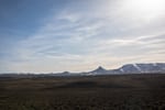 Disaster Peak punctuates the northwest rim of the McDermitt Caldera on the Oregon-Nevada border in this March 2022 file photo. The caldera has some of the highest concentrations of lithium in the U.S., but mineral companies have also eyed smaller calderas nearby.