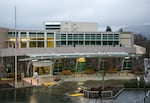 FILE - The exterior of Providence Hood River Memorial Hospital, Jan. 10, 2025.  Many rural Oregon hospitals face tight financial situations.