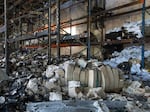 Scenes of destruction at the Factor Druk printing house, one of Ukraine's largest, can be seen days after it was hit in a Russian missile attack on May 27.