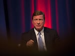 Southern Company CEO Tom Fanning speaks during an event in 2018.