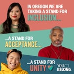 Oregon's Department of Justice is launching a campaign with ads like this one to support minority communities and spread awareness of the state's nonemergency hotline for reporting bias and hate crimes.