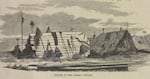 This image, titled "Graves of the Umpqua Indians," appeared in Frank Leslie's Illustrated Newspaper in April 1858.