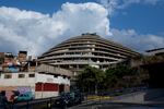 A view of Venezuela's intelligence police headquarters, known as el Helicoide, in Caracas, Venezuela, 2018. It was the same year that Navarro was brought there.