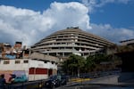 A view of Venezuela's intelligence police headquarters, known as el Helicoide, in Caracas, Venezuela, 2018. It was the same year that Navarro was brought there.