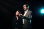 Kristin (left) and Will Flanary, pictured here in an undated provided photo. The Oregon couple are known as Lady and Dr. Glaucomflecken on social media, where they make comedy sketches about the U.S. healthcare system.