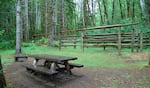 Undated photo of Northrup Creek Horse Campground.