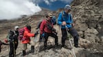 The Moving Mountains team for the Kilimanjaro excursion included four patients, 11 team members and an 83-person support team. 