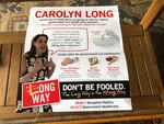 An independent mailer attacking Carolyn Long in the lead up to Election Day, pictured in October 2020. Outside groups have spent more than $1 million on similar ads this month.