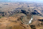 The Owyhee Canyonland, spanning southeastern Oregon and southwestern Idaho, Oct. 4, 2023. President Donald Trump recently exempted the military from water regulations, allowing it to pollute waterways in this high desert ecosystem as it trains combat jet pilots. 