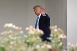 President Trump waves as he departs the White House on June 6, 2025.