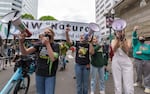 Youth climate activists march through downtown Portland, May 20, 2022, as part of a youth-led climate mobilization. The Oregon Department of Environmental Quality is seeking community participants for a advisory panel on climate change.