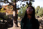 Makena Parel, 16, poses for a photo in Bend, Ore., on Oct., 19, 2024. Parel has been attending Ujima and Fathers Group events for the past year.