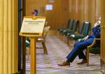 Outside of the House of Representatives at the Oregon State Capitol, May 18, 2021 in Salem, Ore.