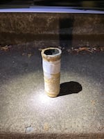 A photo of an improvised explosive device allegedly thrown at protesters Aug. 8, 2020 in Laurelhurst Park.