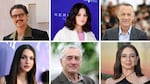 “Our government has resorted to threatening the livelihoods of journalists, talk show hosts, artists, creatives and entertainers,” reads an open letter organized by the ACLU after ABC suspended Jimmy Kimmel's late-night show under pressure from the FCC. Among the 400 signers are, clockwise from top left, Pedro Pascal, Selena Gomez, Tom Hanks, Maya Rudolph, Robert De Niro and Olivia Rodrigo.