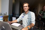 Pediatric oncology resident Matt Deitz is excited about working in the new building. “When I talk with friends from college and they find that I’m located here in Portland, they’re excited about Portland. When I talk to my friends in science or in medicine, the Knight Cancer Institute, I mean it has clout.”