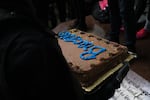 Protesters in Portland, Ore., had a birthday cake on June 5, 2020, for Breonna Taylor, a Black woman who was shot and killed by Louisville, Ky., police when they executed a no-knock raid on the wrong house. Taylor would have turned 27 Friday.