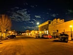 The historic OK Theater sits in the heart of Enterprise, OR, population 1,900.