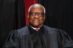 Associate Justice Clarence Thomas during the formal group photograph at the Supreme Court in Washington, D.C., on Oct. 7, 2022.