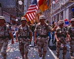 Desert Storm Victory Military Parade in Washington, D.C. in 1991.