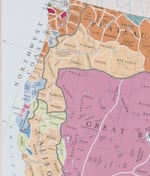 This Geological Survey map from 1991 shows some of the Pacific Northwest's historical Indigenous tribes and languages.