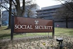 The entrance of the Social Security Administration's main campus in Woodlawn, Md., is seen on Wednesday.