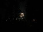 A firework explodes over the Deschutes River in Bend on Nov. 16, 2020.