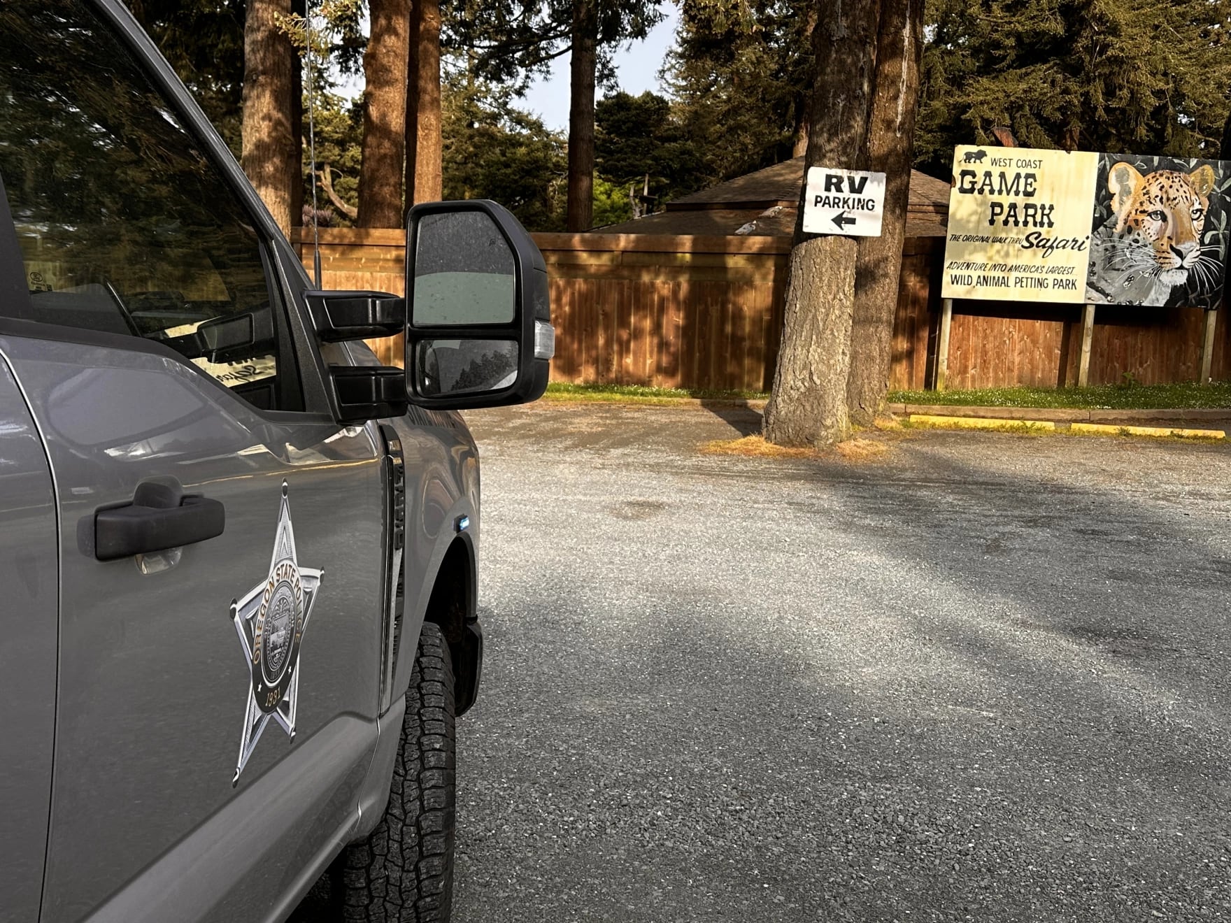 Oregon State Police served search warrants at West Coast Game Park Safari on May 15, 2025.