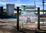 The J.H. Baxter sign and entrance at the now-closed wood treatment facility on Roosevelt Blvd, Eugene.