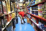 A display of fireworks for sale at Uncle Sam's Fireworks in Hammond, Ind., on May 27, 2021.