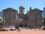 The Pioneer Courthouse in downtown Portland, Oregon, is seen on Aug. 19, 2011.